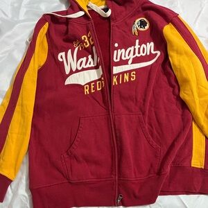 NFL Burgundy and Gold Women Hoodie.
